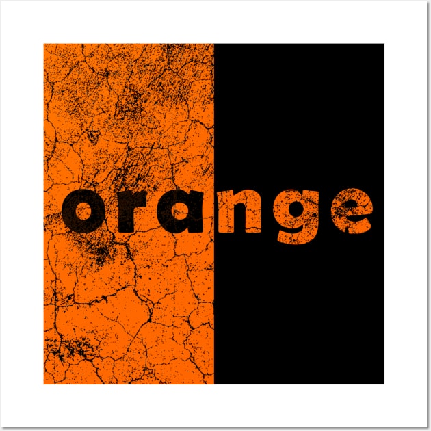 Orange Wall Art by Applecrunch